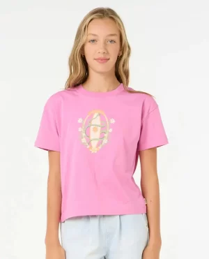 Tops & Tees Kids Rip Curl Island Surf Crop - 1
