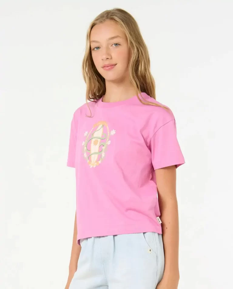 Tops & Tees Kids Rip Curl Island Surf Crop - 2