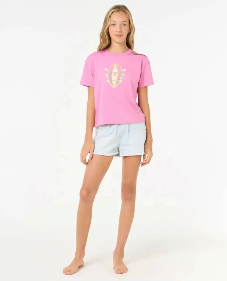 Tops & Tees Kids Rip Curl Island Surf Crop - 4