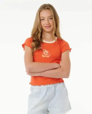 Tops & Tees Summer Solstice Rib Tee Kids Rip Curl - 1