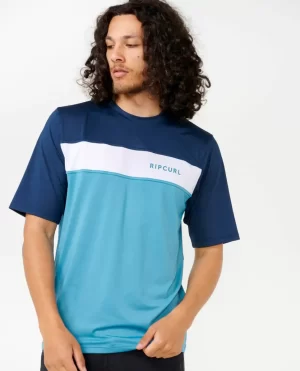 Undertow Short Sleeve Uv Tee Rash Guard Rip Curl Rash Guards Men - 1
