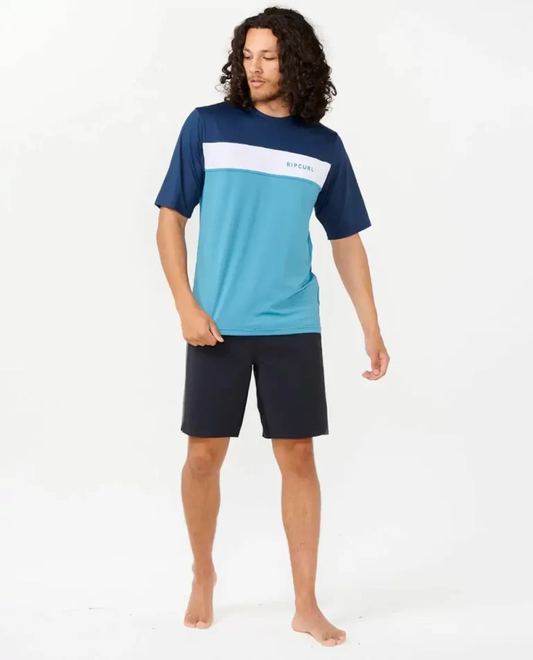 Undertow Short Sleeve Uv Tee Rash Guard Rip Curl Rash Guards Men - 4