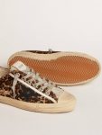 V-Star In Leopard Pony Skin With Black Leather Star And Heel Tab V-Star Golden Goose Women - 3