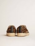V-Star In Leopard Pony Skin With Black Leather Star And Heel Tab V-Star Golden Goose Women - 4