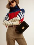 Venezia Bag In Black Boarded Leather With Gold Details Crossbody Bags Golden Goose Women Black - 3
