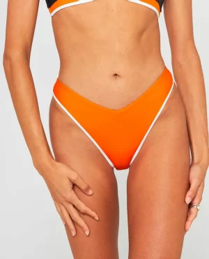 Victoria Vergara 80'S Hi Leg Skimpy Coverage Bikini Bottom Bikini Bottoms Rip Curl Women - 1