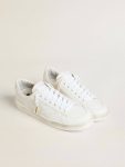 White White Cotton Laces With Contrasting Gold Logo Golden Goose Women Laces - 3