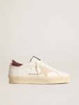 White Women's Hi Star Ltd With Pearl Suede Star And Metallic Leather Heel Tab Hi Star Golden Goose Women - 1