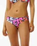 Women Bikini Bottoms Rip Curl Hibiscus Heat Full Coverage Bikini Bottom - 5