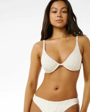 Women Bikini Tops Rip Curl Santorini Terry Balconette Bikini Top - 1