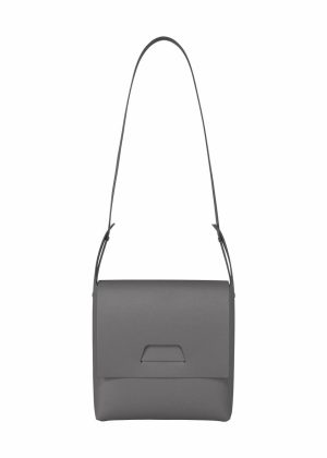 Women Charcoal Gray （No.14）|Black （No.15）|Pink （No.22）|Khaki （No.65） Issey Miyake Box Shoulder Bags - 1