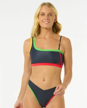 Women Gigi One Shoulder Top Rip Curl Bikini Tops - 1