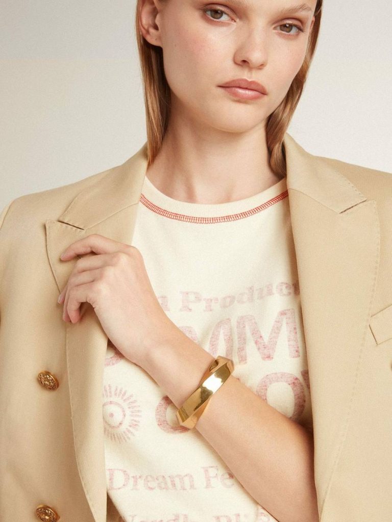 Women Gold Jewelry Golden Goose Gold Bangle - 3