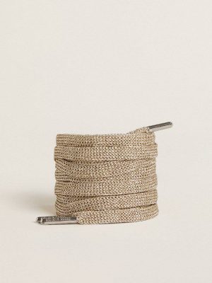 Women Gold Lurex Laces Laces Golden Goose Gold - 1