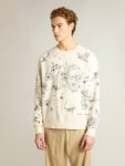 Women Golden Goose Aged White Cny Sweatshirt Aged White Sweatshirts - 2