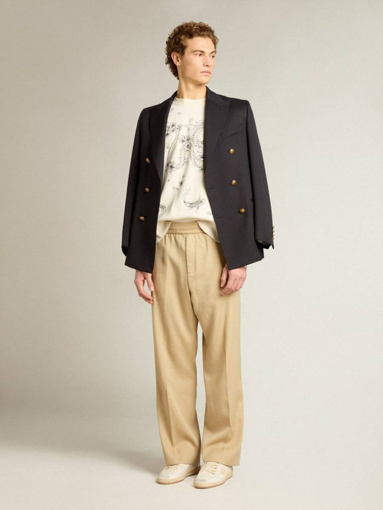 Women Golden Goose Aged White Cny Sweatshirt Aged White Sweatshirts - 3