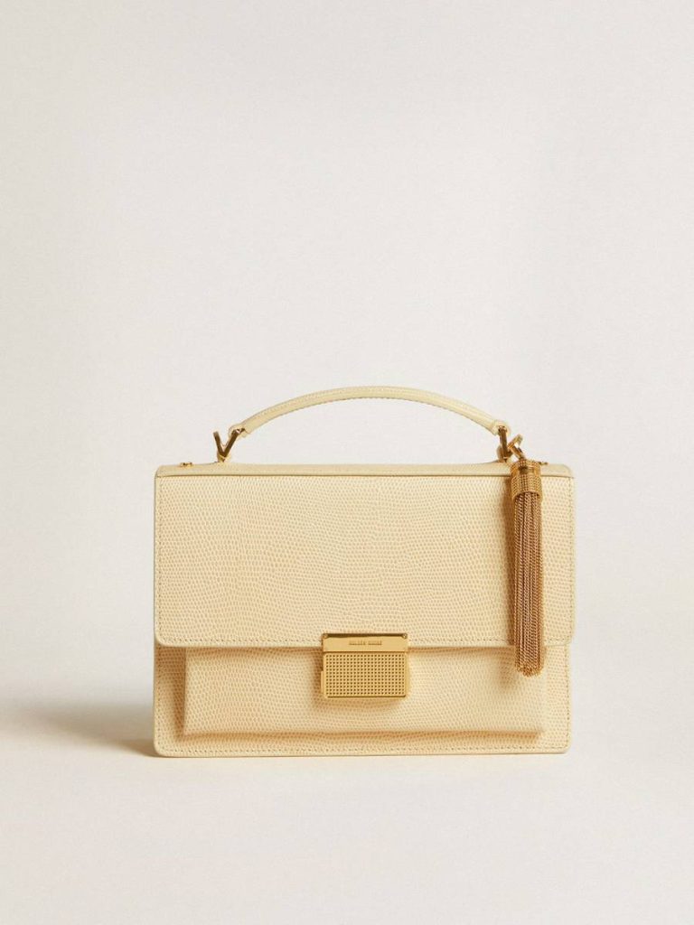 Women Golden Goose Antique Gold Bag Accessories Tassel-Shaped Charm In Antique Gold-Colored Brass - 2