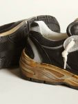 Women Golden Goose Dad-Star Women's Dad-Star In Black Mesh And Nappa With Ice-Colored Star - 4