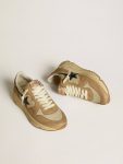 Women Golden Goose Running Sole Ltd In Nylon And Nubuck With Leather Star And Heel Tab Running Sole - 2