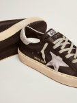 Women Hi Star Black Women's Hi Star In Black Leather With Silver Laminated Leather Star Golden Goose - 3