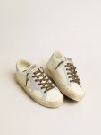 Women Hi Star Ltd In Leather With Light Blue Leather Star And Heel Tab White Hi Star Golden Goose - 2