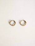 Women Jewelry Antique Gold Golden Goose Hoop Earrings In Antique Gold Color With Forever For You Lettering - 2