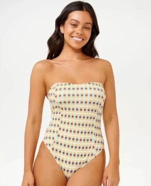 Women Lottie Check Good One Piece Rip Curl One Pieces - 1