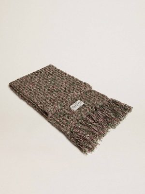 Women Multicolored Wool Scarf Golden Goose Multicolor Silks & Scarves - 1