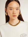 Women Necklace In Antique Gold Decreasing Chain With Star-Shaped Clasp Antique Gold Golden Goose Jewelry - 2