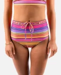 Women Rip Curl Bikini Bottoms Palapa Hi Waist Cheeky Bikini Bottom - 1