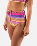 Women Rip Curl Bikini Bottoms Palapa Hi Waist Cheeky Bikini Bottom - 2