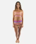 Women Rip Curl Bikini Bottoms Palapa Hi Waist Cheeky Bikini Bottom - 4