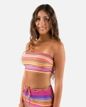 Women Rip Curl Bikini Tops Palapa Bandeau Bikini Top - 2