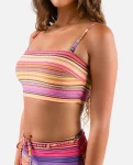 Women Rip Curl Bikini Tops Palapa Bandeau Bikini Top - 5