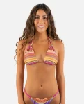 Women Rip Curl Bikini Tops Palapa Convertible Sliding Tri Bikini Top - 1