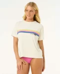 Women Rip Curl Surfarama Short Sleeve Surflite Rash Guard Rash Guards - 3