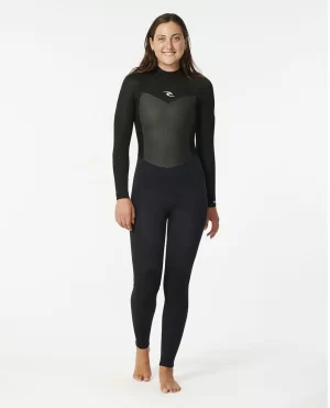 Women Rip Curl Womens Omega 3/2 Back Zip Wetsuit Fullsuits - 1