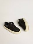 Women Space-Star Women's Space-Star Cube In Black Suede With Perforated Star Golden Goose - 2