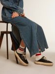 Women Space-Star Women's Space-Star Sabots With Leather Star And Shearling Lining Golden Goose - 3