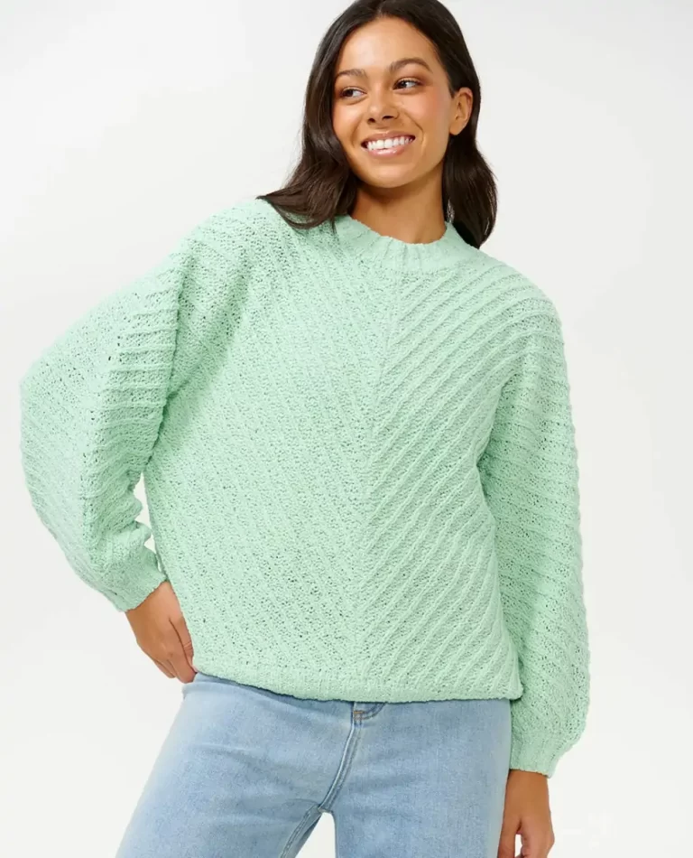 Women Sweaters Rip Curl Classic Surf Knit Crew - 1