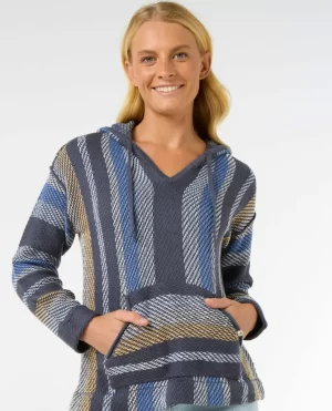 Women Sweaters Rip Curl Surf Revival Poncho - 1