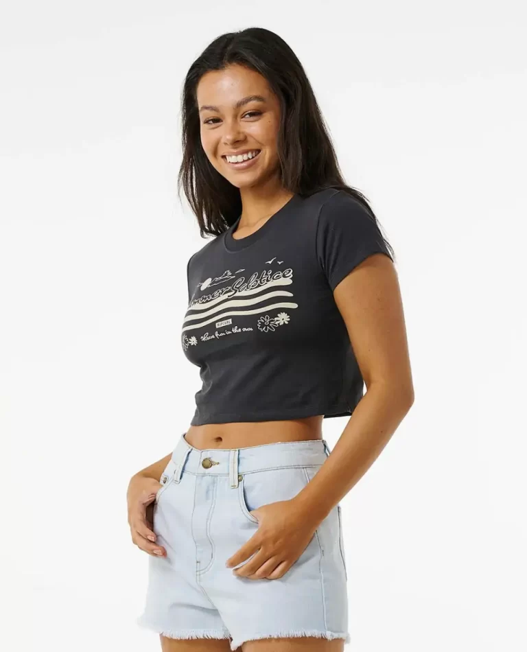 Women Tees & Tanks Summer Solstice Baby Tee Rip Curl - 2