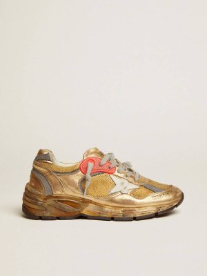 Women Women's Dad-Star Gold With White Star Golden Goose Dad-Star - 1