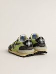 Women Women’s Marathon With Green Nylon Upper And Black Star Golden Goose Marathon - 4