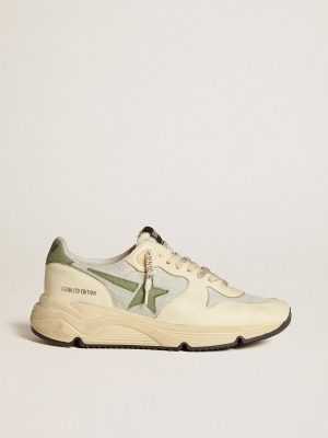 Women Women’s Running Sole Ltd In Nylon And Nappa With Nubuck Star And Heel Tab Running Sole Golden Goose - 1