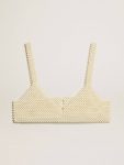 Women Women’s String Of Pearls Top T-Shirts & Tops Golden Goose Pearl White - 1