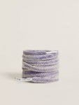 Women Worn Purple Laces Golden Goose Worn-Purple Cotton Laces With Logoed Aglet - 1