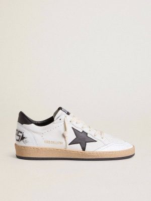 Women's Ball Star In Nappa With Black Star And Black Heel Tab Women Golden Goose Ball Star - 1