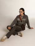 Women's Belt In Black Leather With Silver Decorations Belts Women Black Golden Goose - 5