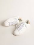 Women's Bio-Based Purestar With Bronze Metallic Leather Heel Tab Golden Goose Purestar Women - 2